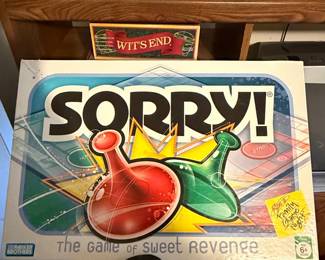 Parker Brothers Sorry! Board Game