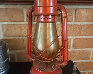 Vintage Dietz Red Kerosene Lantern