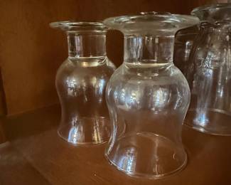 Vintage Clear Glass Hurricane Shades