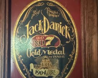 Jack Daniel's 1904 Gold Medal Mirror