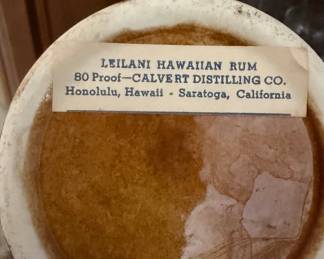 Vintage Leilani Hawaiian Rum Tiki Mugs