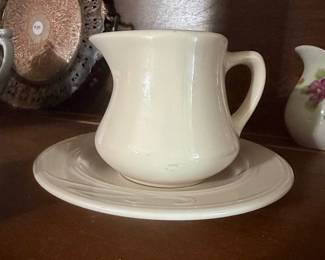 Vintage Creamer and Underplate