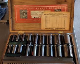 Vintage Du Mont Corporation Minute Man No. 10-10A Keyway Broach Set