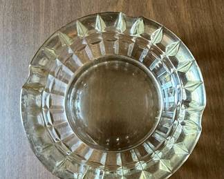 Vintage Pressed Glass Ash Tray