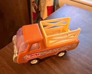 Vintage Buddy L Stake Bed Farm Truck