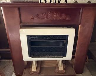 Electric Fireplace Insert with Mantel