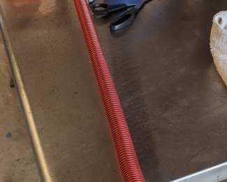 Vintage Red Industrial Die Spring