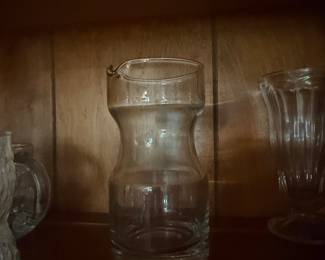 Vintage Glass Pitcher