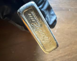 Vintage Zippo Horizontal Bark Slim Lighter