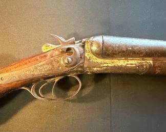 W. Richards Double Barrel Shotgun