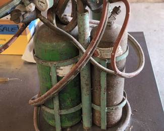 Vintage Portable Oxy-Acetylene Welding Torch Kit