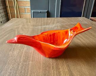 Vintage California Pottery Bird Ashtray