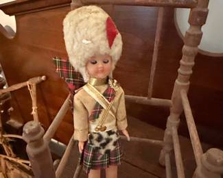 Vintage Scottish Soldier Doll