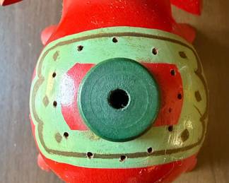 Vintage Wooden Elephant Toothpick Holder