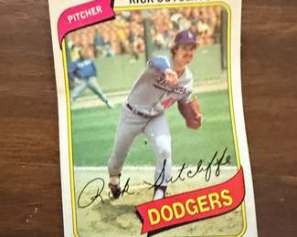 1980 Topps Rick Sutcliffe Rookie Baseball Card #544