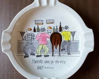 Vintage Novelty Ceramic Ashtray