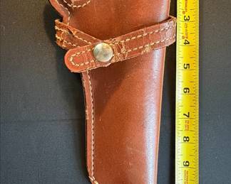 Vintage Leather Revolver Holster