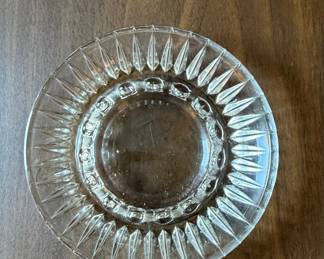 Vintage Pressed Glass Ashtray