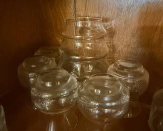 Vintage Tiered Glass Dessert Bowls
