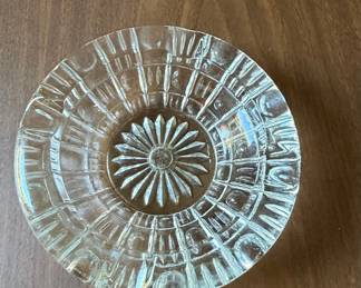 Vintage Pressed Glass Ashtray