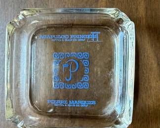Vintage Acapulco Princess and Pierre Marques Hotel Ashtray