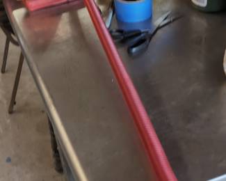 Vintage Red Industrial Die Spring