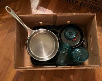 CAST IRON SKILLETS ETC