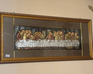 FRAMED LAST SUPPER PICTURE