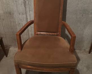12 CHAIRS FOR DINING ROOM BY HENREDON 2 ARM 10 SIDE CHAIRS