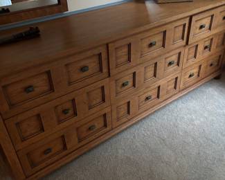 DETAIL OF DRESSER IS HENREDON