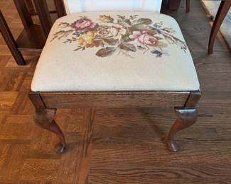 NEEDLEPOINT STOOL
