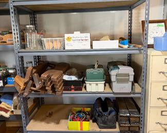 coolers, tools boxes