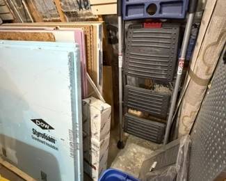Sheet goods. Ladder.