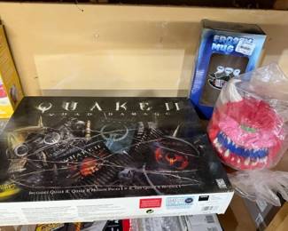 Quake. Doom. Bio shield. Pop culture collectibles. 
