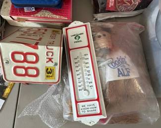 Thermometer. Vintage ALF dolls.