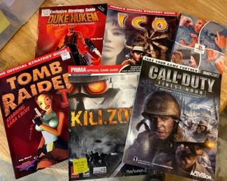 Magazine & cheat code books.