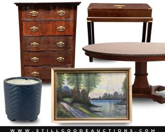Restoration Hardware, picture frames, canes, oil lamps, Arthur Court, generator, basketball hoop and much more!