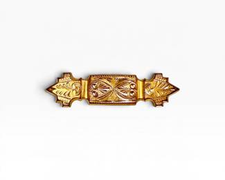 Antique Victorian Gold Filled Brooch 
