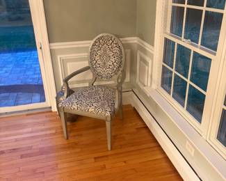 Ethan Allen 8 Lyndsey upholstered arm and side chairs chairs