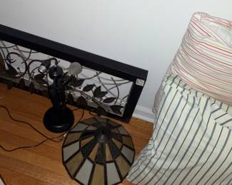 Decorative lamps and pillows