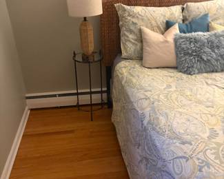 Crate and Bartell Queen rattan bedroom set