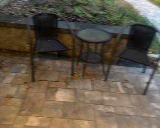 Small patio set