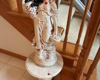 statue and pedestal