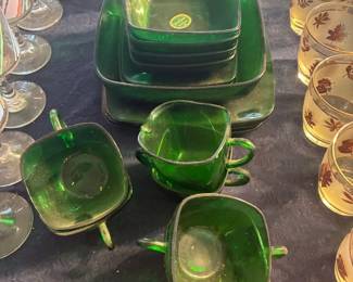 vintage glassware