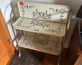 vintage display shelf