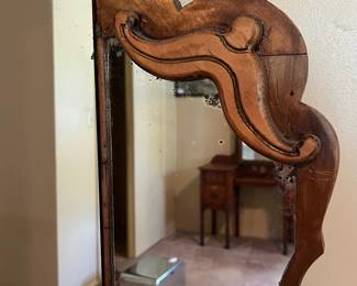 H20 - $40. Art Deco Vanity WiA20 - $40. A20 -Triple Mirror. Measures 40" x 17" x 64.5"T, floor to vanity top 27.25"T.