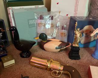 H72 - $100. Large AVON LOT. Lots new in box, some opened for display.