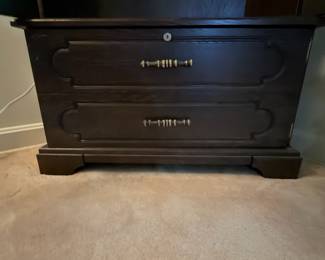 H41 - $100. Glass front gun cabinet with glass shelves added for display cabinet. Measures 31.5" x 12" x 70.5"T. No key.