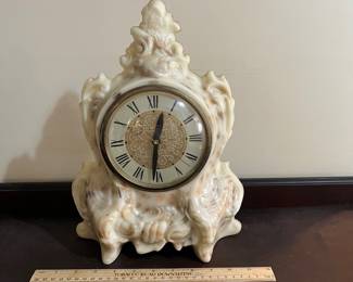 H46 - $60. MCM "Vomit" Clock. Measures 13.5" tall.