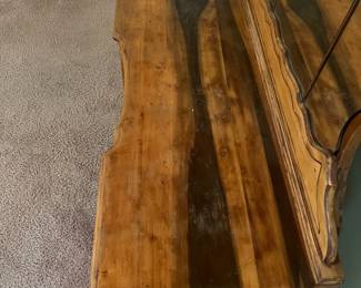 H20 - $40. Art Deco Vanity WiA20 - $40. A20 -Triple Mirror. Measures 40" x 17" x 64.5"T, floor to vanity top 27.25"T.